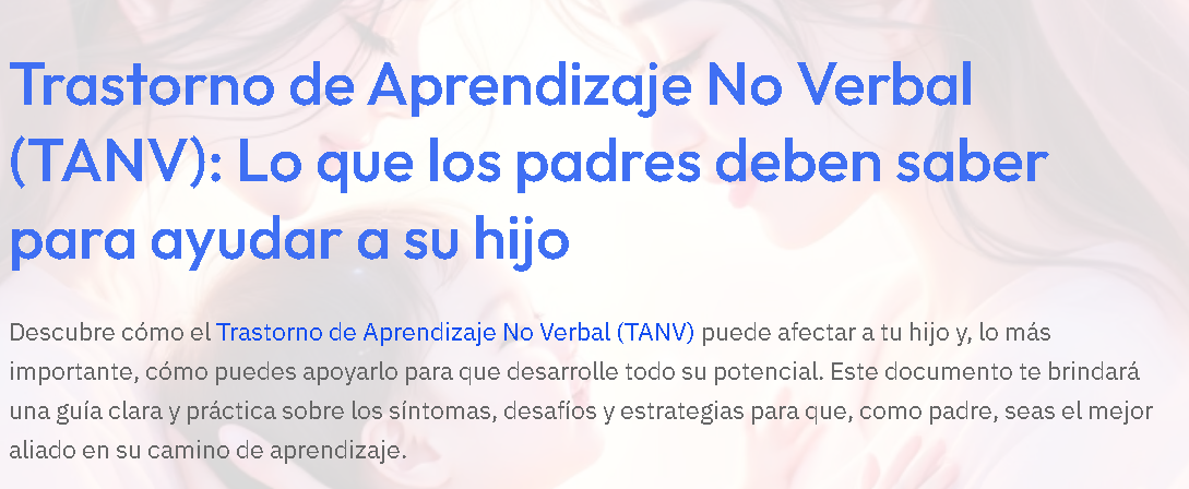 Trastorno del aprendizaje no verbal