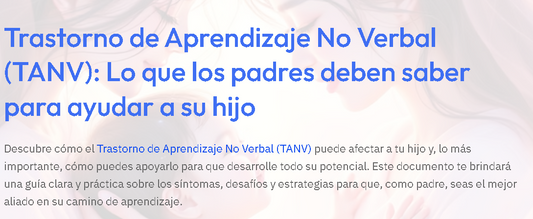 Trastorno del aprendizaje no verbal